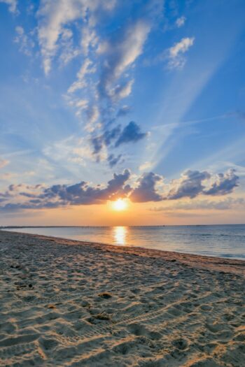 Shore Drive Sunset - Chesapeake Bay Image ID: 482